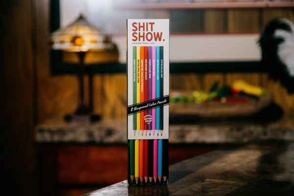 Shit Show Colored Pencils | Funny Pencils | Gift