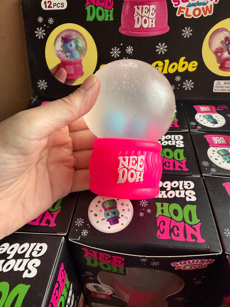 Christmas Light up Snow globe Squishy Nee Doh
