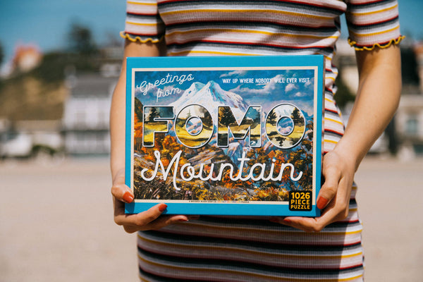 Greetings from FOMO Mountain | Funny Puzzle