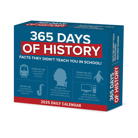 365 Days of History 2025 Box Calendar