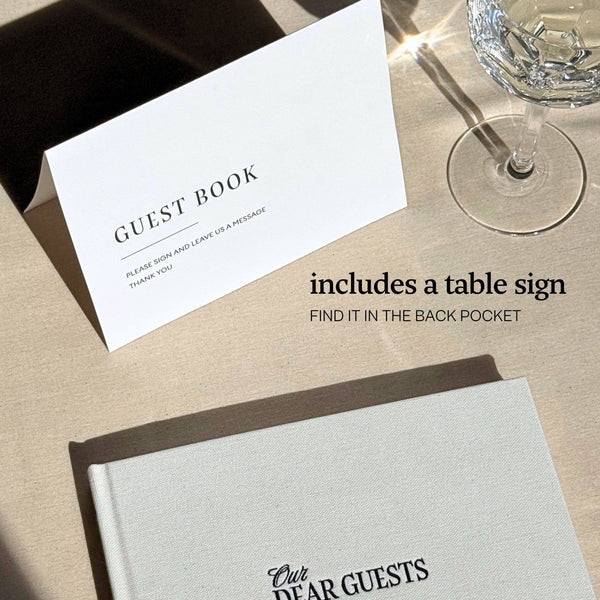 Wedding Guestbook - Blank Sign in Book for special occasions: Something Blue