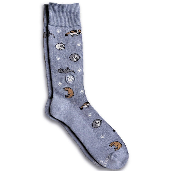 Socks that Save Cats | Cat Nap - Gifts for Cat Lovers: Small