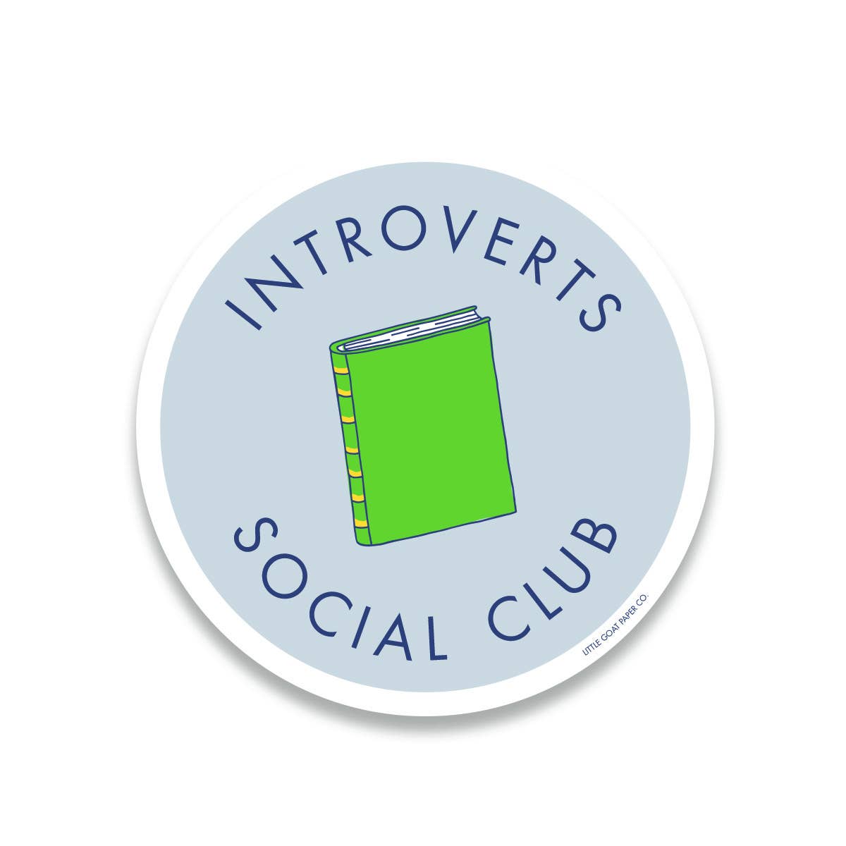 Introverts Social Club Sticker – RSVPNotes.com