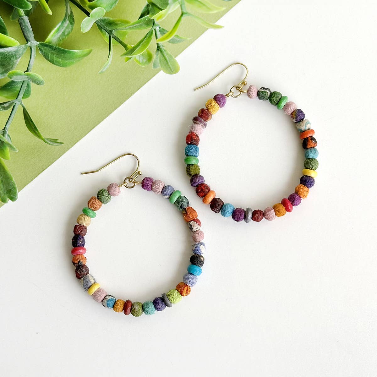 Kantha Milieu Color Hoops