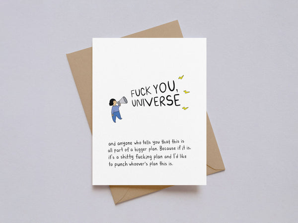 FU Universe Sympathy Card