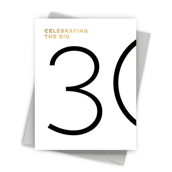 The Big 30 – Age and Milestone Birthday Card