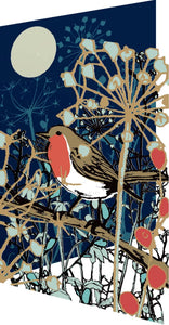 Winter's Tale Robin Lasercut Christmas Card pack