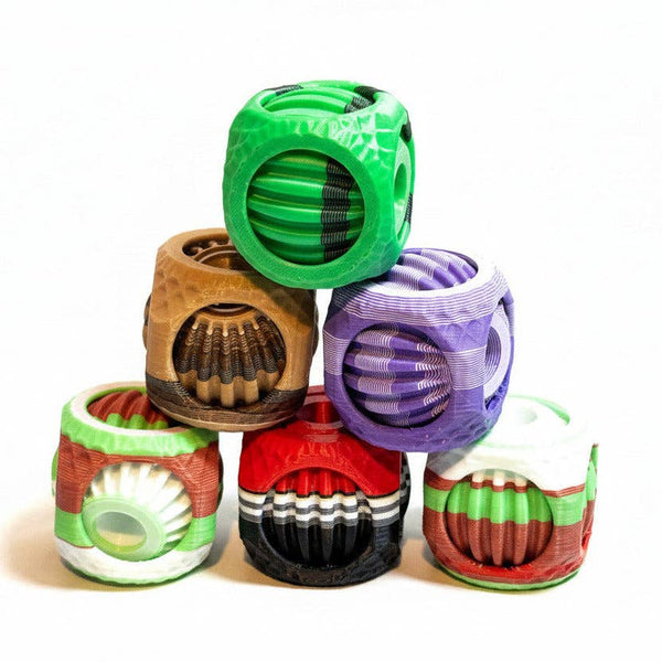 Mystery Color 3D-Printed Flushing Fidget - 1 inch x 1 inch size - COLORS ARE AT RANDOM