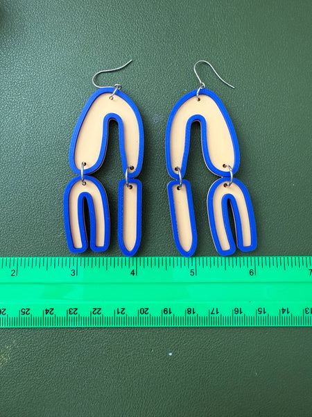 Cool Asymmetrical Mismatched Statement Dangle Earrings