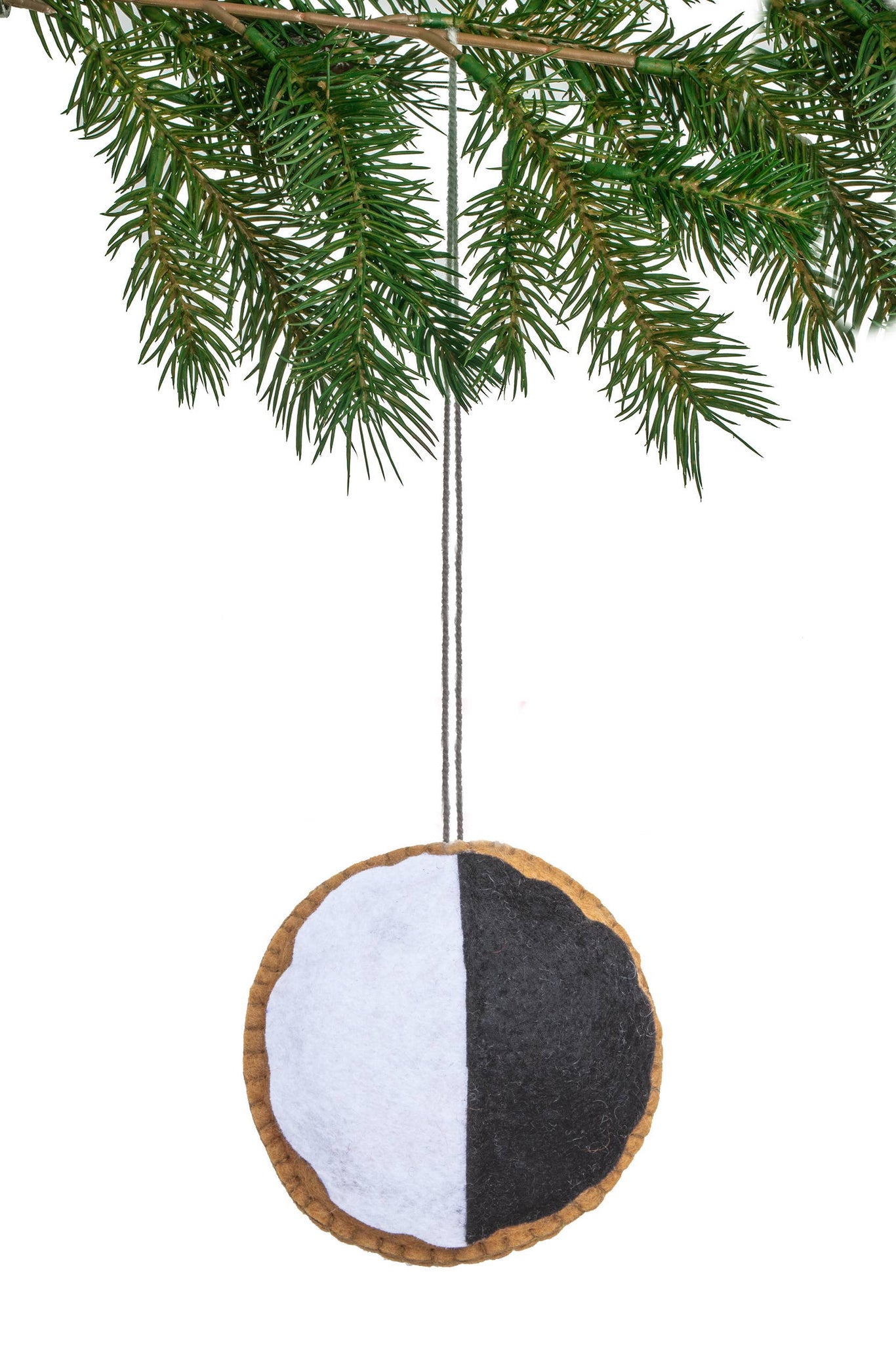 Black & White Cookie Ornament