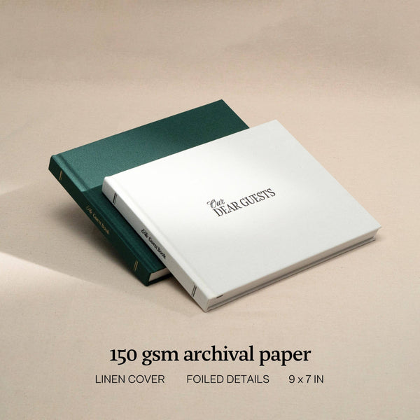 Wedding Guestbook - Blank Sign in Book for special occasions: Something Blue