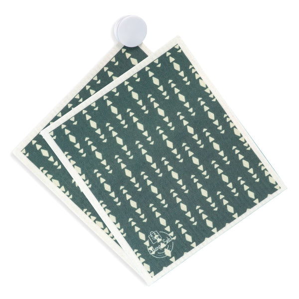 6 Pack - Don't Leaf Me Swedish Dishcloth Set