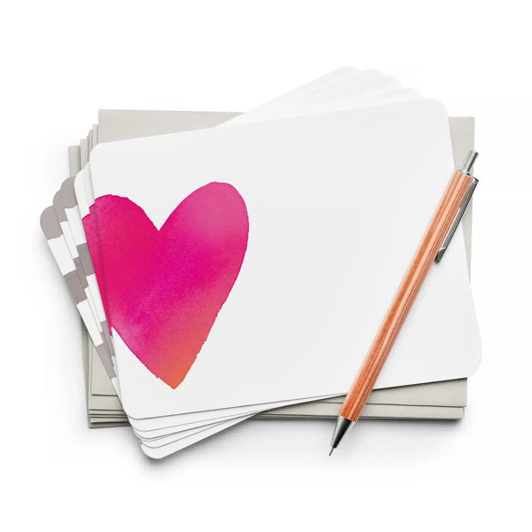 Big Heart Flat Notes | Boxed Notecards