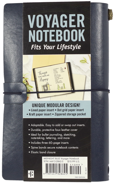 Midnight Blue Voyager Notebook