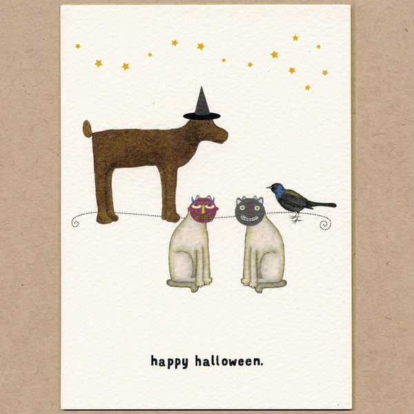 Halloween Greeting Cards Set