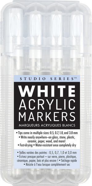 Studio Series White Acrylic Markers