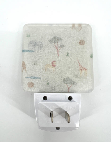 Safari Decorative LED Night Light Auto On/Off Home Nursery