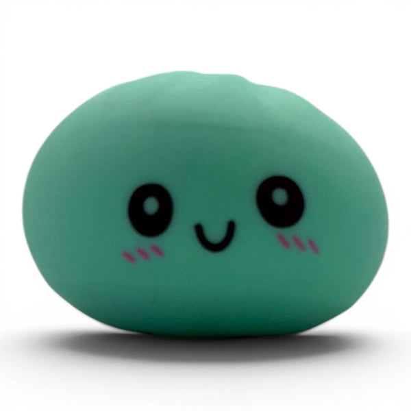 Rainbow Mystery Neon Bun Squishy Toy – 12ct Kawaii Sensory