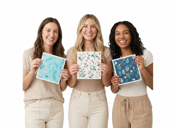 5 Pack - Willow Bloom Swedish Dishcloth Set