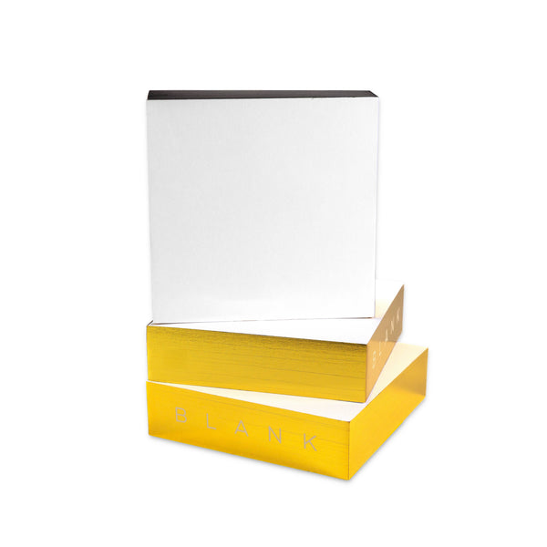 Gold Gilded Edge Notepads - Heavyweight Premium Notepad