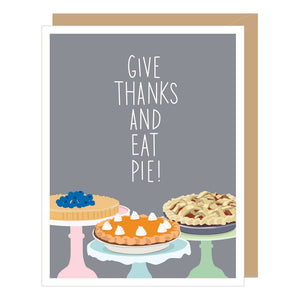 Eat Pie Thanksgiving Card