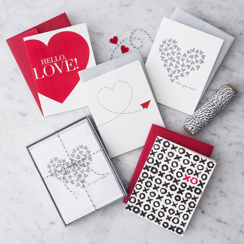 Valentine's Day - 8 Boxed Valentine's Day Greeting Cards
