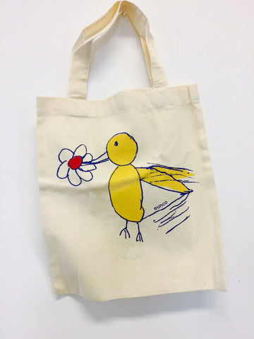 Kids Tote Bag - Yellow Bird