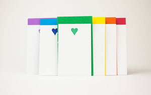 Letterpress Heart Notecards