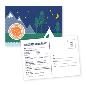 Greetings From Camp Postcard Book