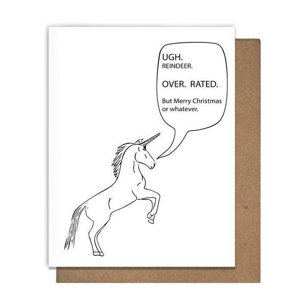 Xmas Unicorn - Christmas Card