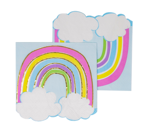 Rainbow With Cloud Cocktail Napkins