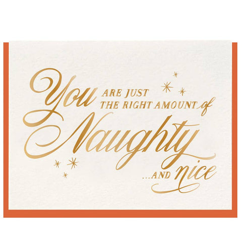 Naughty & Nice - Foil Card