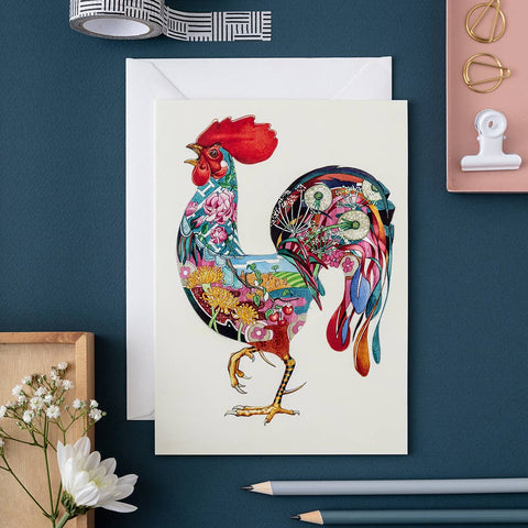 Rooster Card