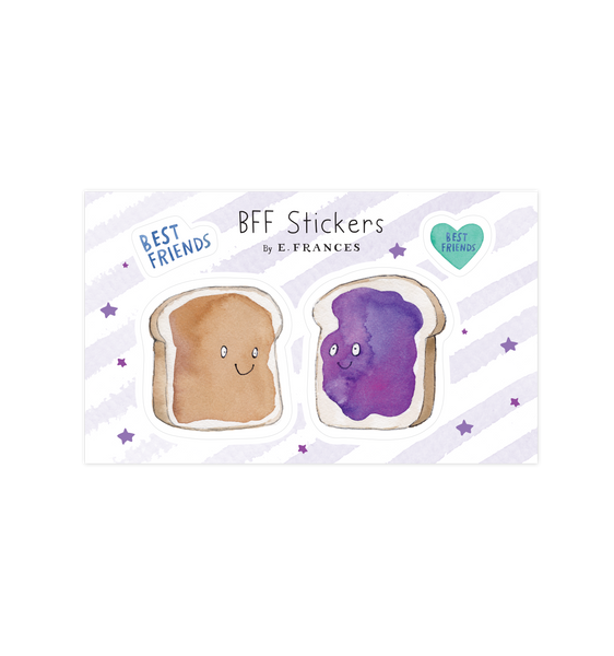 BFF PBandJ Sticker Sheet Shareable