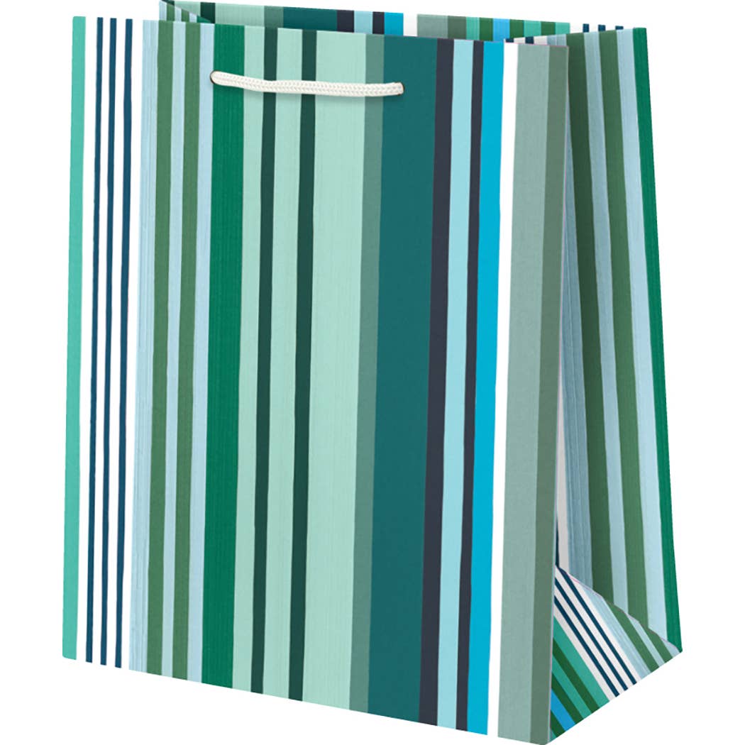 Green Stripes Medium Bag