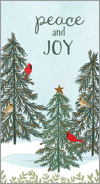 money tree for gift cards Money Gift Card Holder- Pine Tree/Cardinals – RSVPNotes.com