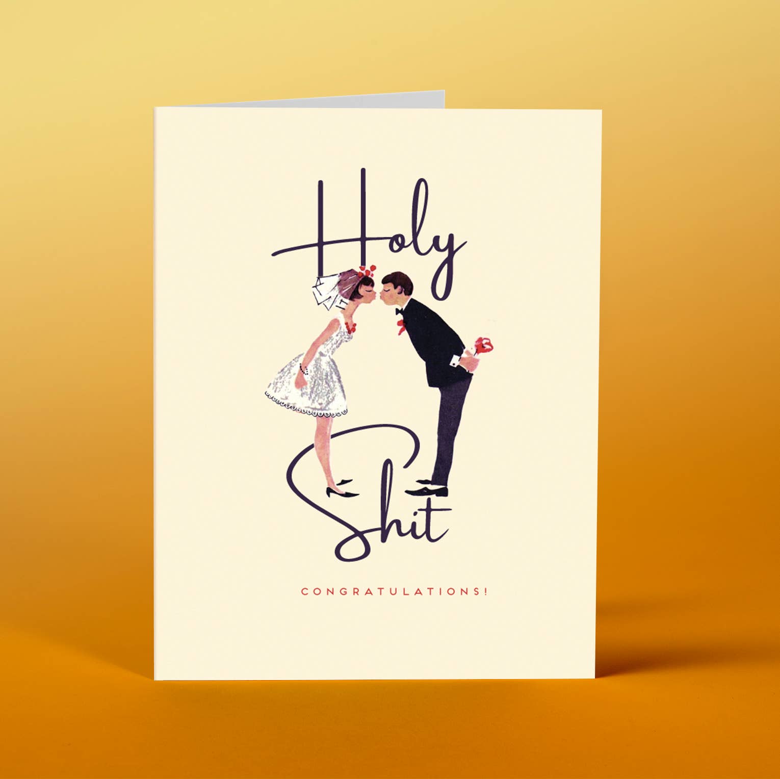 HOLY SHIT Wedding Card