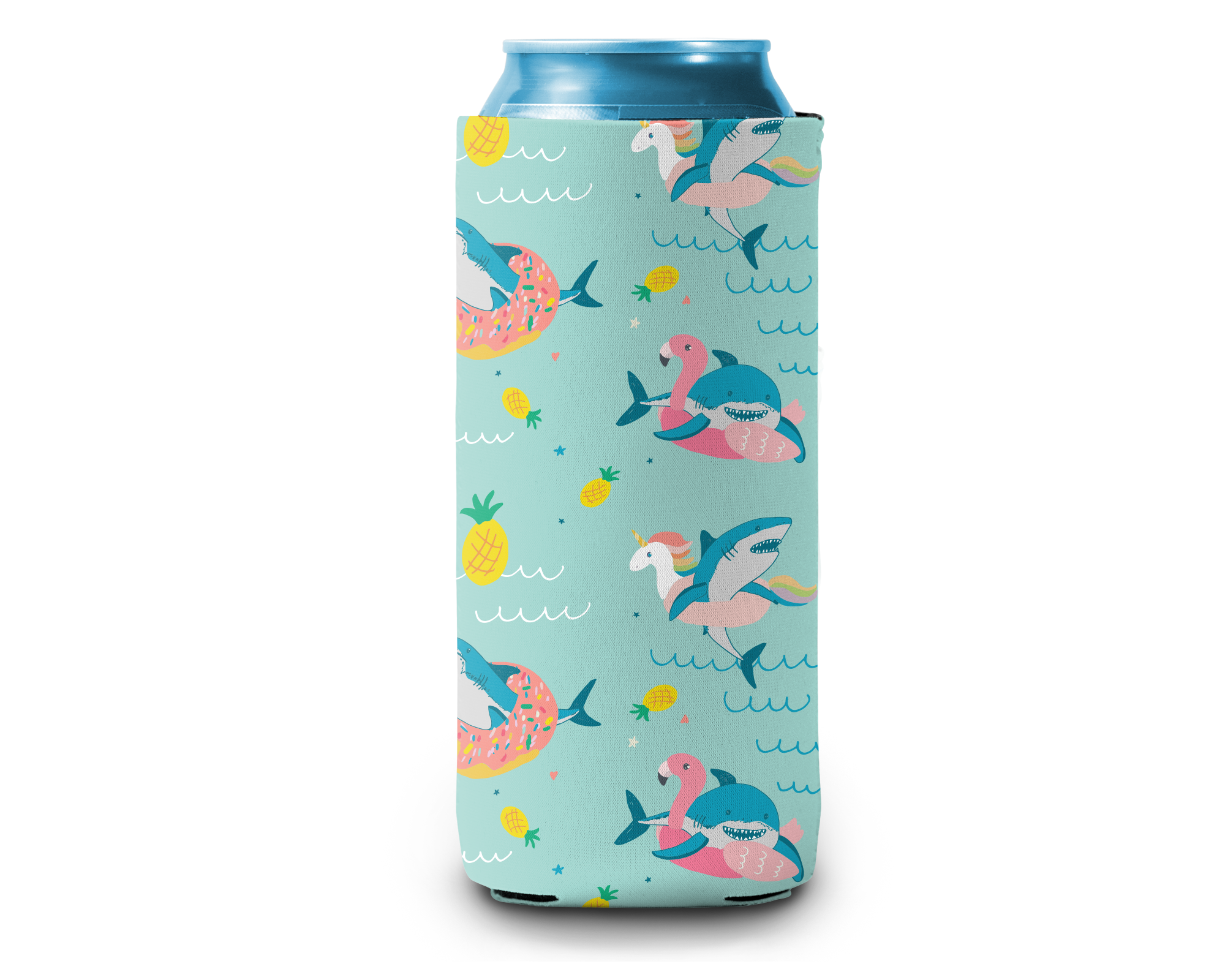 Party Shark Slim Can Cooler
