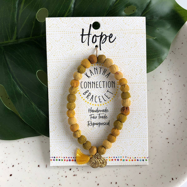 Kantha Connection Bracelet - Hope