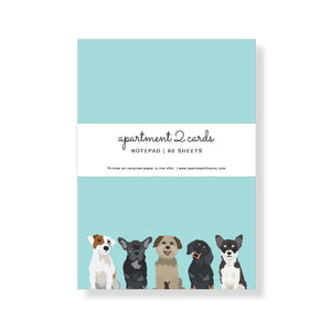Dogs 4.75x6.5" Notepad