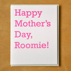 Happy Mother's Day Roomie Greeting Card
