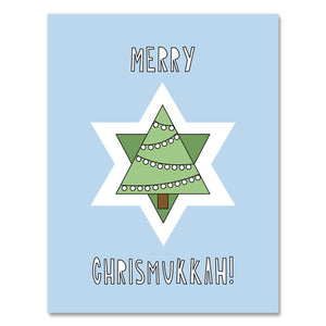 Merry Chrismukkah! - A2 card