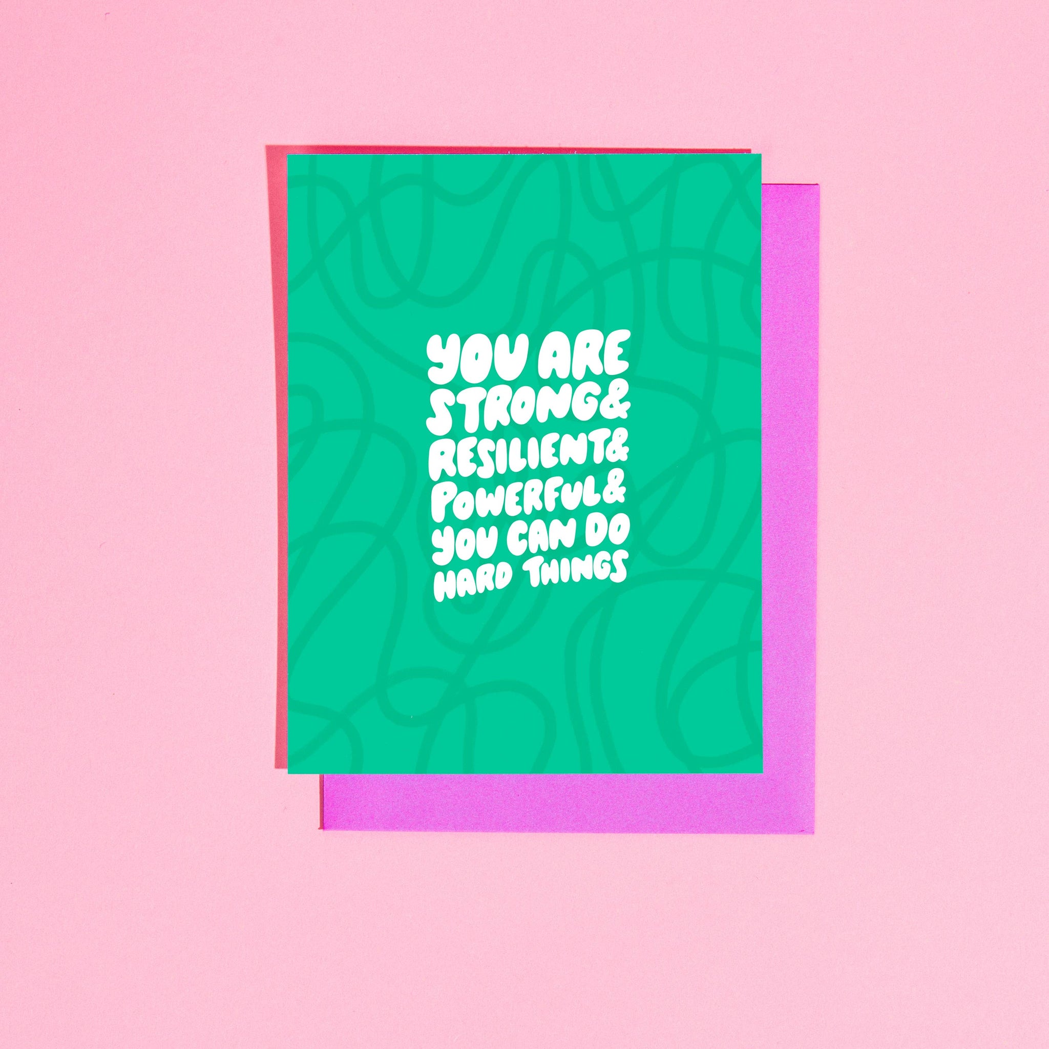 You Can Do Hard Things Greeting Card