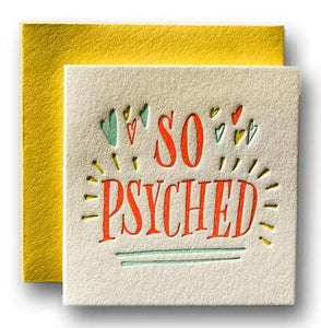 Tiny Psyched Tiny Card Card