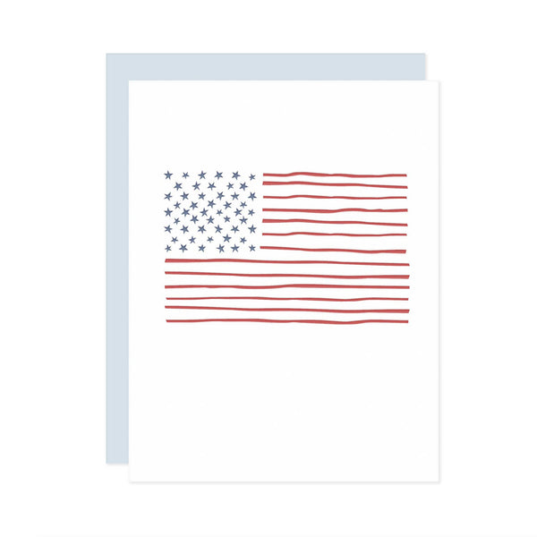Stars and Stripes Veteran's Day Greeting Card