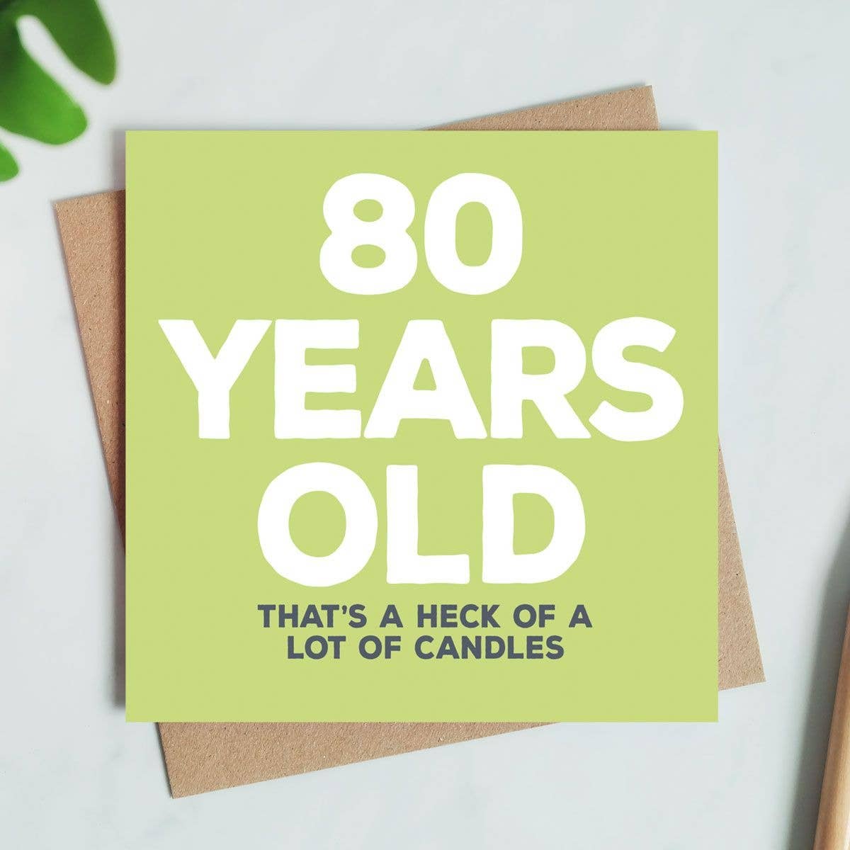 80 Years Old Card - Funny Birthday Card