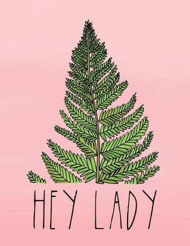 Hey Lady Card