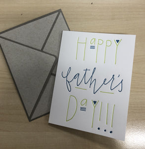 Father's Day Letterpress