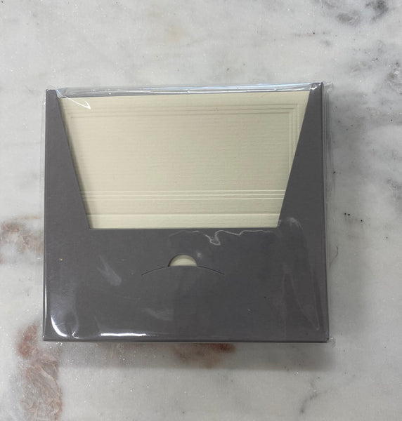 Place Card Pochette Smooth Cream Beveled