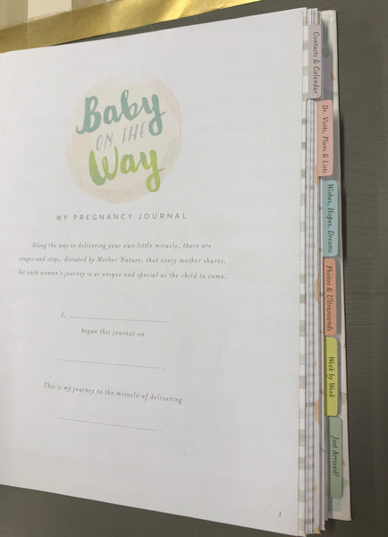 Baby on the Way Pregnancy Journal